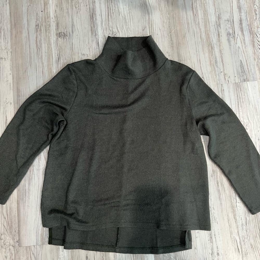 Ava & Viv Charcoal Cowl Neck Sweater